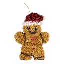 Decoratie hanger peperkoekpop 12x3x16 cm