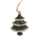 Decoratie hanger kerstboom 3x1x5 cm
