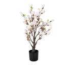 Decoratie Magnolia boom 20x20x75 cm