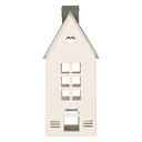 Decoratie huis 11x11x29 cm