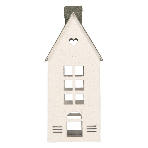 Decoratie huis 11x11x29 cm