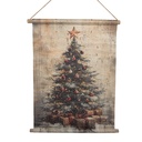 Wandkaart Kerstboom 55x3x75 cm