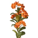 Decoratie tak met bloemen 17x14x70 cm