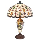 Tafellamp Tiffany Ø 40x60 cm E27/max 2x60W E14/max 1x15W
