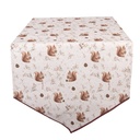 Table Runner Beige Brown 50x160 cm