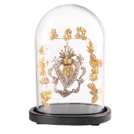 Stolp met decoratie 26x16x37 cm