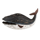 Decoratie walvis 36x15x23 cm