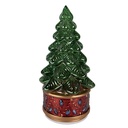 Decoratie kerstboom met LED Ø 12x23 cm / 3xAA