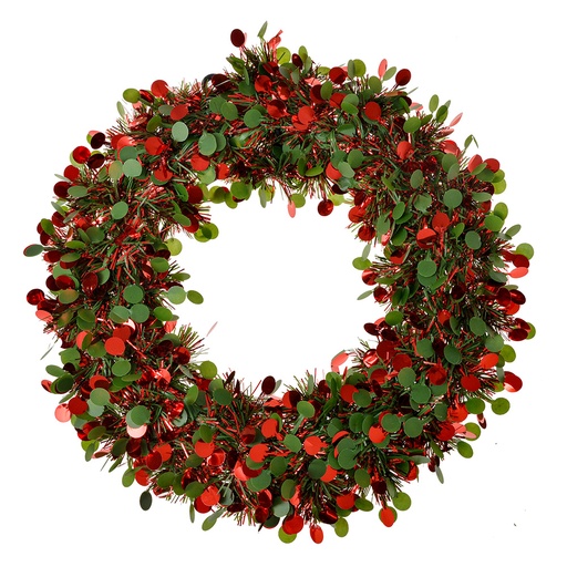Decoratie krans kerst Ø 30x3 cm