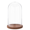Cloche en Verre Transparent Ø 16x28 cm