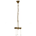 Ketting trekfitting Tiffanykap Ø 19x160 cm E27/max 3x60W