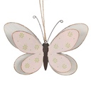 Decoratie hanger vlinder 16x4X10 cm