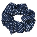 Haarelastiekje blauw Ø 10x3 cm