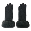 Handschoenen 8x24 cm grijs