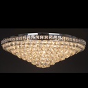 Plafondlamp chroom compl. Ø 80x27 cm E14/max 15x40W