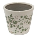 Flower Pot Inside Green Beige Ø 12x10 cm