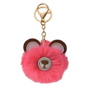 Sleutelhanger beer roze