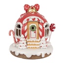 Decoratie huis met LED 14x12x14 cm/ 3xAAA