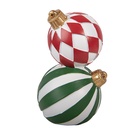 Decoratie Kerstbal Ø 12x20 cm