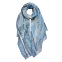Sjaal 70x180 cm blauw