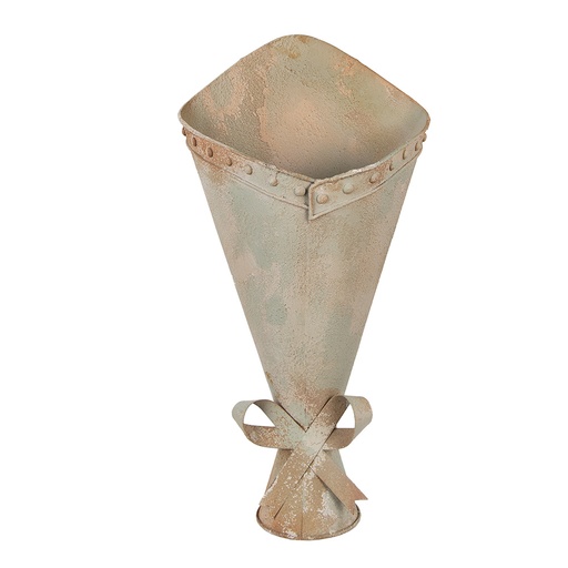Decoratie bloempot 25x21x50 cm