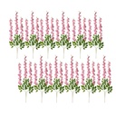 Rami Artificiali Decorativi con fiori (set 12) Rosa 30x12x110 cm
