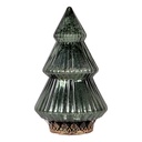 Decoratie kerstboom met LED Ø 13x23 cm / 2xAAA