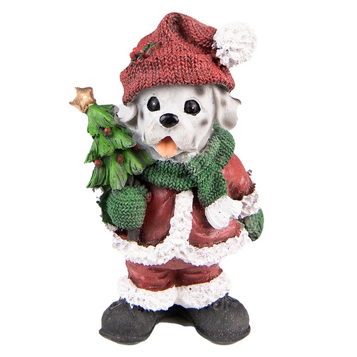 Decoratie beeld hond 9x6x15 cm