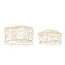 Manden (2) 10x10x6 / 8x8x5 cm