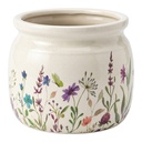 Decoratie bloempot Ø 20x15 cm