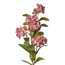 Rami Artificiali Decorativi con fiori Rosa Verde 17x14x70 cm