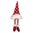 Decoratie kabouter met LED 16x12x32/60 cm
