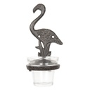 Waxinelichthouder flamingo 8x12x19 cm