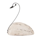Decoratie zwaan 17x8x19 cm