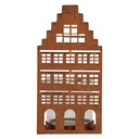 Waxinelichthouder huis 10x10x20 cm