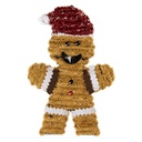 Decoratie hanger peperkoekpop 22x2x33 cm