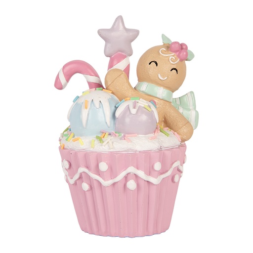 Decoratie cupcake 11x9x15 cm