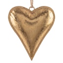 Decoratie hanger hart 19x3x16 cm