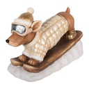 Decoratie hond 50x23x29 cm