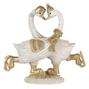 Decoratie zwanen 18x8x17 cm