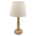 Tischlampe Braun Beige 20x20x35 cm E27/max 1x40W