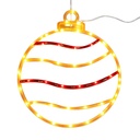 Lampada a parete Bianco Rosso 39x3x35 cm