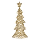 Decoratie kerstboom met LED 30x10x61 cm / 3xAA