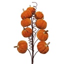 Decoratie pompoen 6x4x56 cm