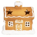 Waxinelichthouder huis 11x8x10 cm