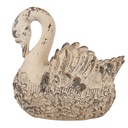 Decoratie zwaan 18x11x17 cm