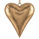 Decoratie hanger hart 22x4x19 cm