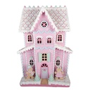 Decoratie huis 54x31x76 cm LED / 3xAA
