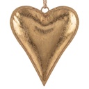 Decoratie hanger hart 15x3x12 cm
