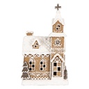 Decoratie huis met LED 14x12x23 cm / 3xAAA